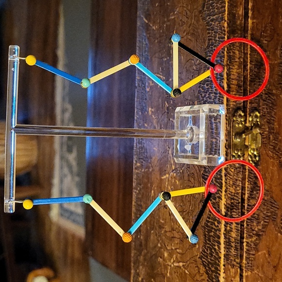 Eve Kaplin Jewelry - Eve Kaplin Vintage 80s Geometric Earrings